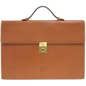 Loewe Leather Brown Business Bag Brown 1519